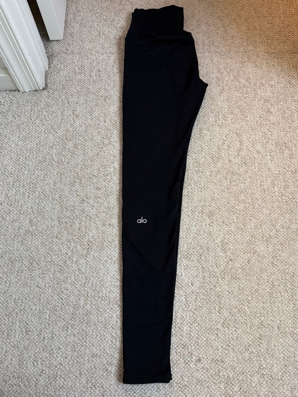 ALO Yoga Black Logo Seamless Leggings